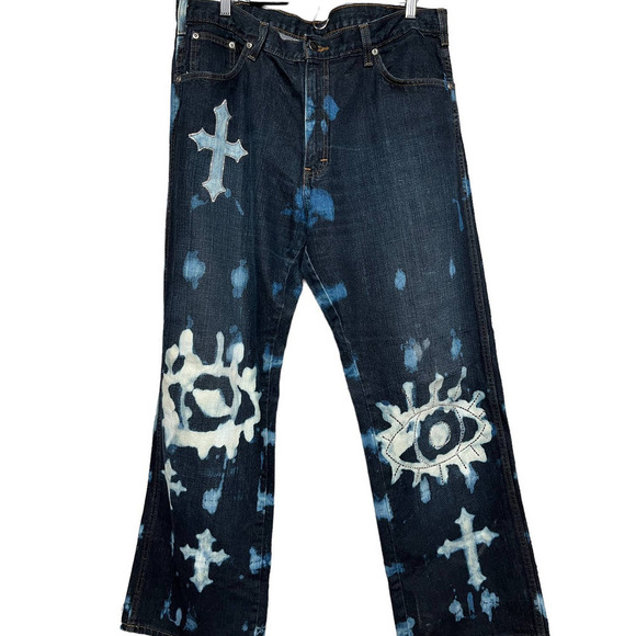 Dickies Men’s Jeans Tie Dye - Picture 1 of 8